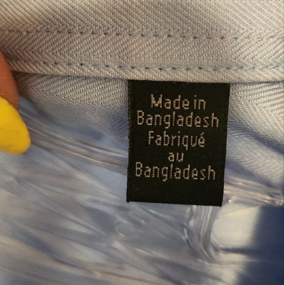 US Polo Assn. Men's Long Sleeve Button Down Shirt Size L Blue - Picture 3 of 9